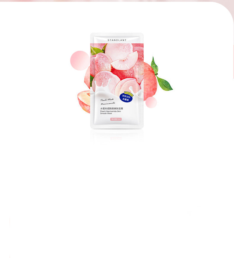 Peach skin rejuvenation and moisturizing mask