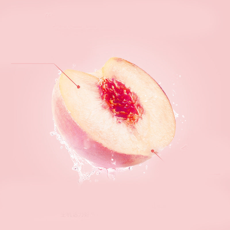 Peach skin rejuvenation and moisturizing mask