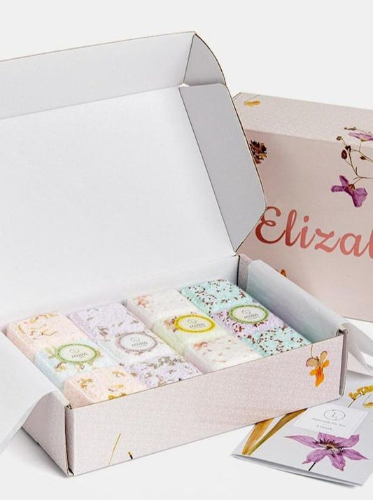 Shower Steamers - Set of 12 big fizzies, Cheer up Gift Set, Relaxing Gift Box