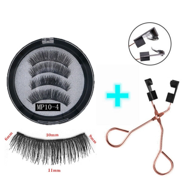 3D 3/4 Mink Magnetic Reusable Eyelashes