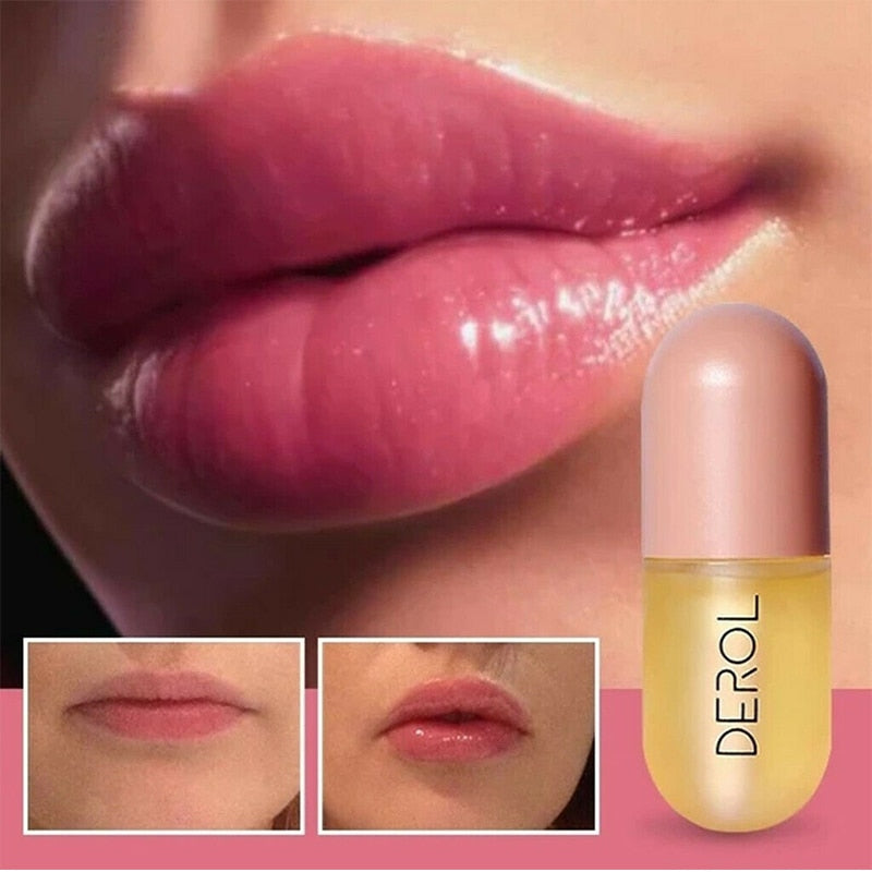 Instant Volumising Lip Oil Plumper With Serum  To Reduce And Repair  Fine Lines