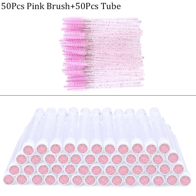 Reusable/ Disposable Eyebrow Brus With Tube