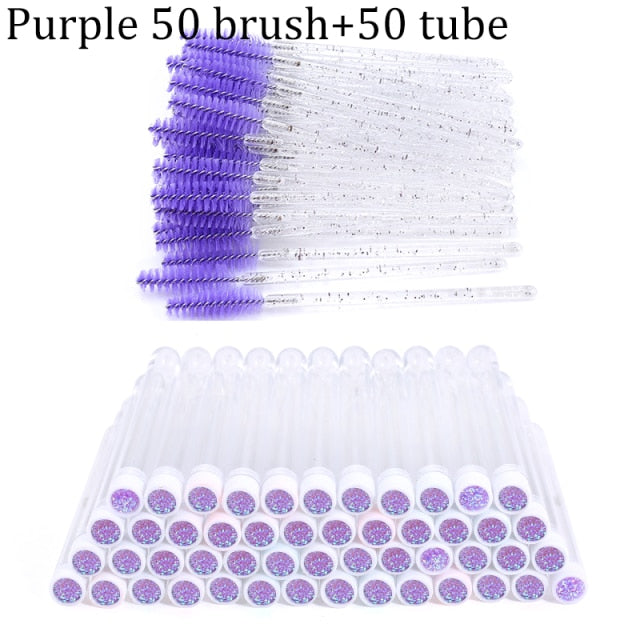 Reusable/ Disposable Eyebrow Brus With Tube