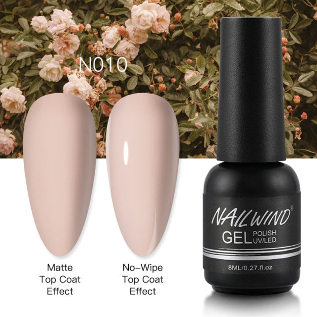 Gel Nail Polish And Varnish Nail Art Manicure Set (Note: Uv Led Lamp For Finishing Is Not Included) By Nailwind