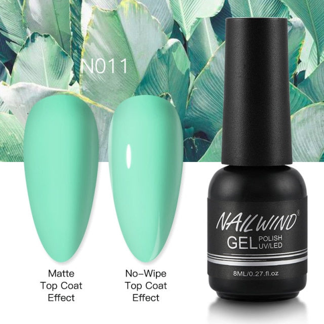 Gel Nail Polish And Varnish Nail Art Manicure Set (Note: Uv Led Lamp For Finishing Is Not Included) By Nailwind