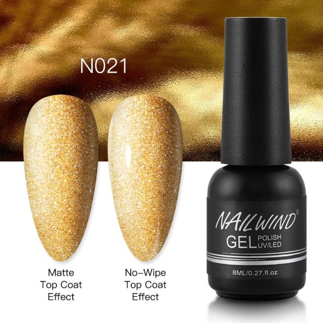 Gel Nail Polish And Varnish Nail Art Manicure Set (Note: Uv Led Lamp For Finishing Is Not Included) By Nailwind