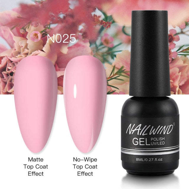 Gel Nail Polish And Varnish Nail Art Manicure Set (Note: Uv Led Lamp For Finishing Is Not Included) By Nailwind