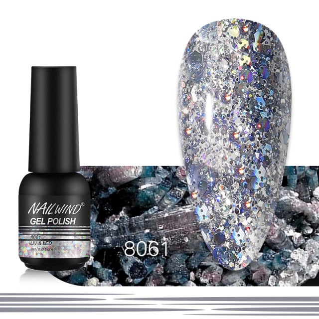 Gel Nail Polish And Varnish Nail Art Manicure Set (Note: Uv Led Lamp For Finishing Is Not Included) By Nailwind