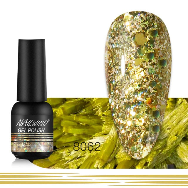 Gel Nail Polish And Varnish Nail Art Manicure Set (Note: Uv Led Lamp For Finishing Is Not Included) By Nailwind