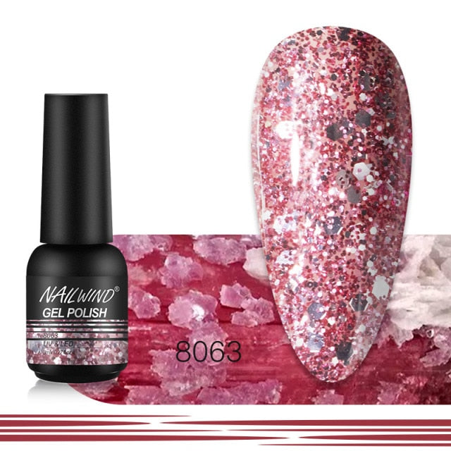 Gel Nail Polish And Varnish Nail Art Manicure Set (Note: Uv Led Lamp For Finishing Is Not Included) By Nailwind