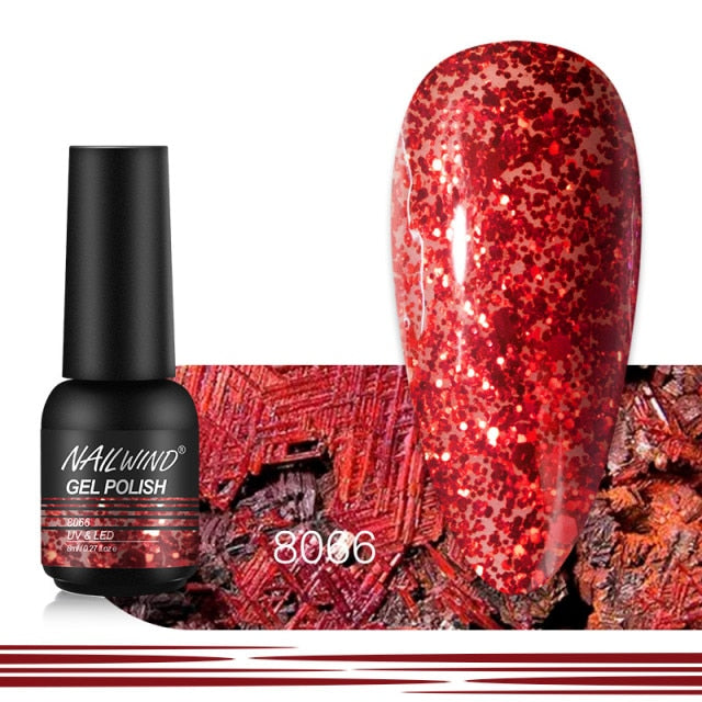 Gel Nail Polish And Varnish Nail Art Manicure Set (Note: Uv Led Lamp For Finishing Is Not Included) By Nailwind