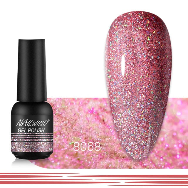 Gel Nail Polish And Varnish Nail Art Manicure Set (Note: Uv Led Lamp For Finishing Is Not Included) By Nailwind