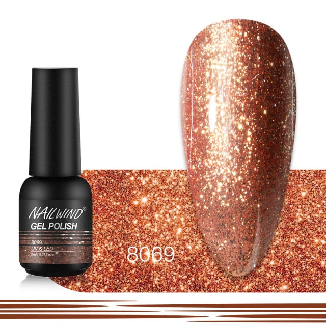 Gel Nail Polish And Varnish Nail Art Manicure Set (Note: Uv Led Lamp For Finishing Is Not Included) By Nailwind