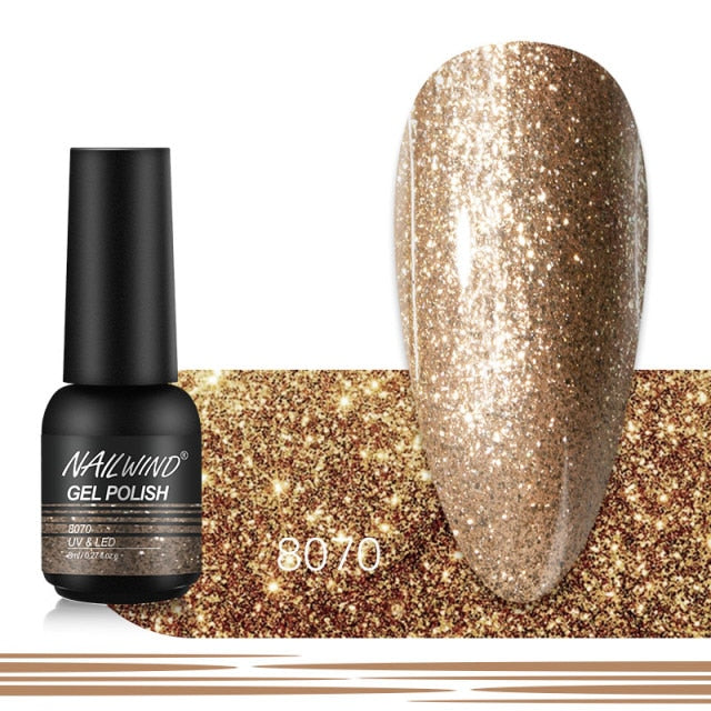 Gel Nail Polish And Varnish Nail Art Manicure Set (Note: Uv Led Lamp For Finishing Is Not Included) By Nailwind