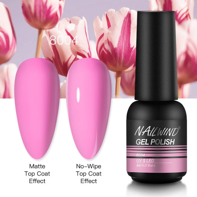 Gel Nail Polish And Varnish Nail Art Manicure Set (Note: Uv Led Lamp For Finishing Is Not Included) By Nailwind