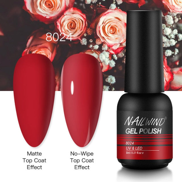 Gel Nail Polish And Varnish Nail Art Manicure Set (Note: Uv Led Lamp For Finishing Is Not Included) By Nailwind