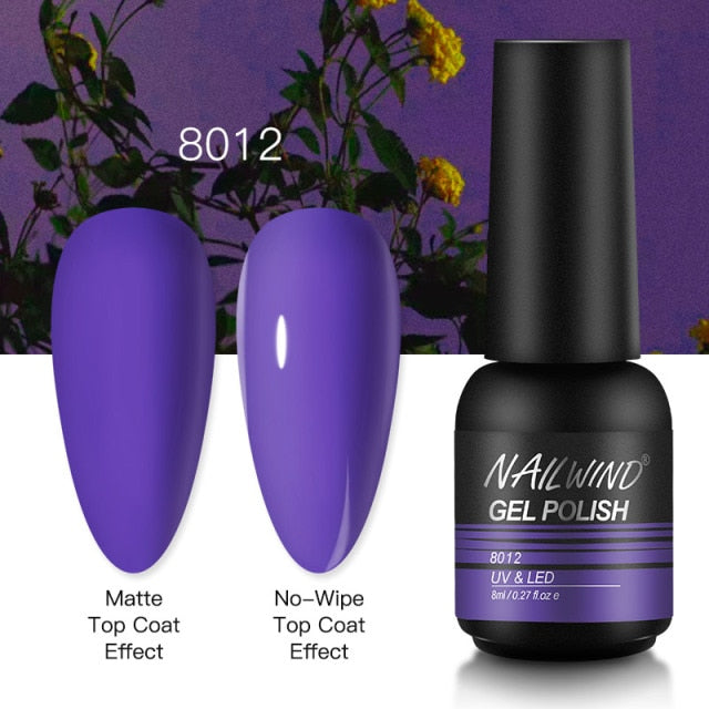 Gel Nail Polish And Varnish Nail Art Manicure Set (Note: Uv Led Lamp For Finishing Is Not Included) By Nailwind