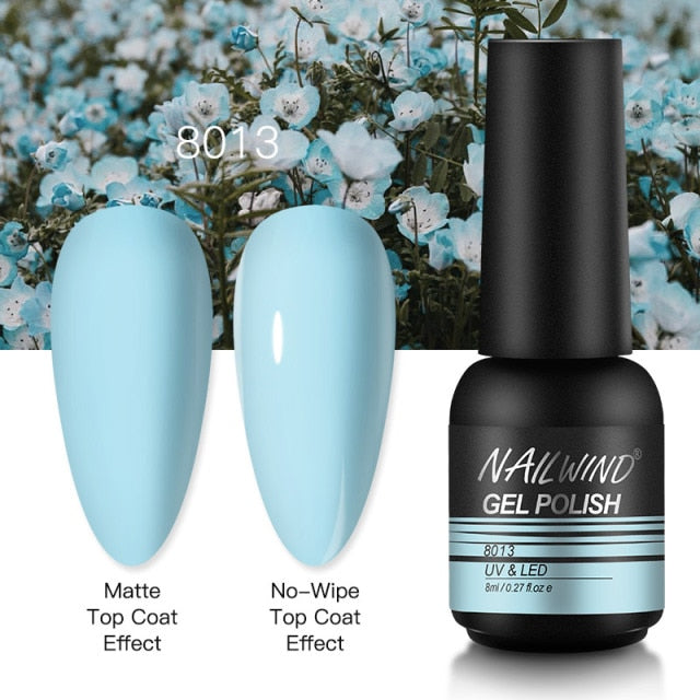 Gel Nail Polish And Varnish Nail Art Manicure Set (Note: Uv Led Lamp For Finishing Is Not Included) By Nailwind