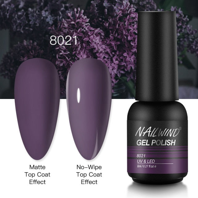 Gel Nail Polish And Varnish Nail Art Manicure Set (Note: Uv Led Lamp For Finishing Is Not Included) By Nailwind