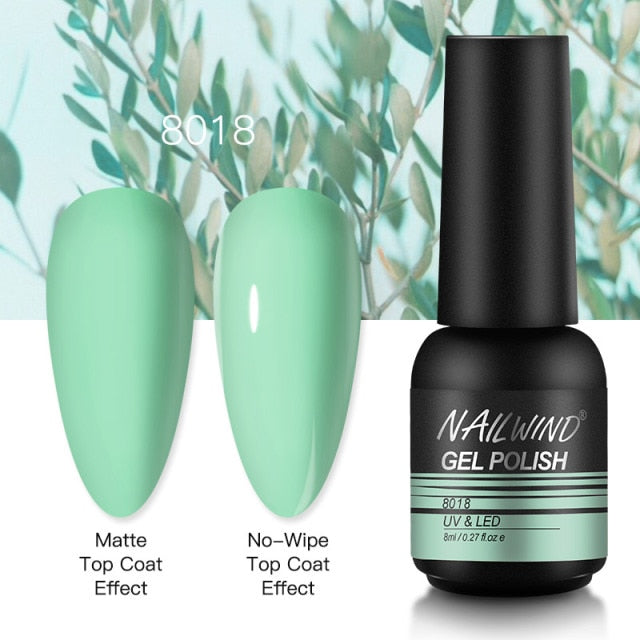 Gel Nail Polish And Varnish Nail Art Manicure Set (Note: Uv Led Lamp For Finishing Is Not Included) By Nailwind