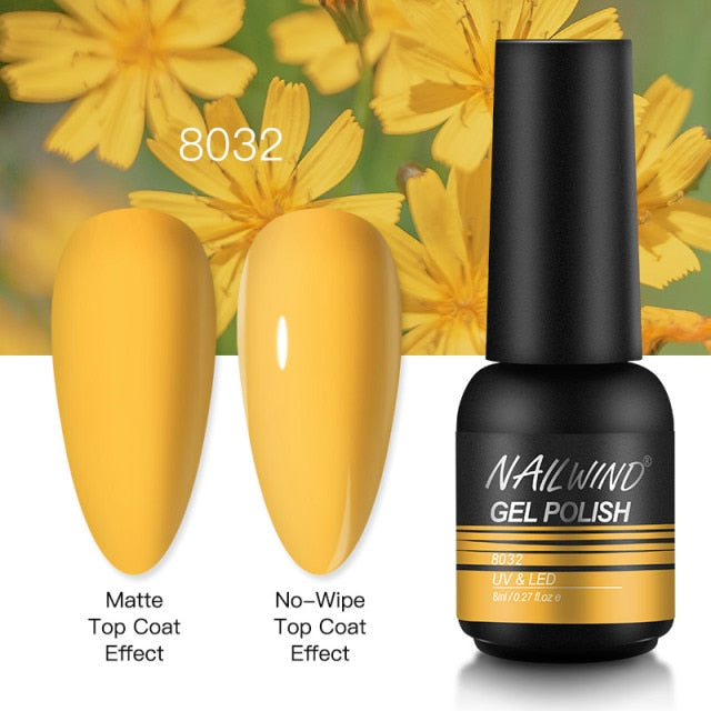 Gel Nail Polish And Varnish Nail Art Manicure Set (Note: Uv Led Lamp For Finishing Is Not Included) By Nailwind