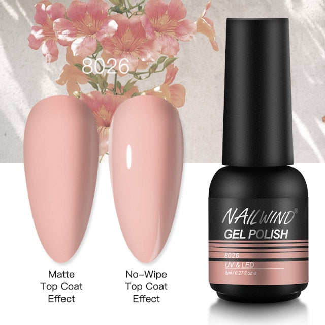 Gel Nail Polish And Varnish Nail Art Manicure Set (Note: Uv Led Lamp For Finishing Is Not Included) By Nailwind