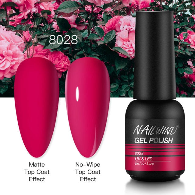 Gel Nail Polish And Varnish Nail Art Manicure Set (Note: Uv Led Lamp For Finishing Is Not Included) By Nailwind