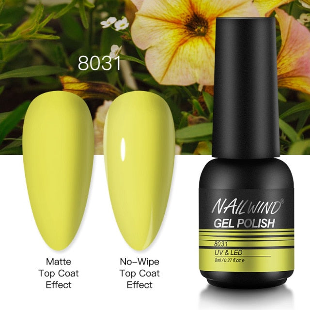 Gel Nail Polish And Varnish Nail Art Manicure Set (Note: Uv Led Lamp For Finishing Is Not Included) By Nailwind