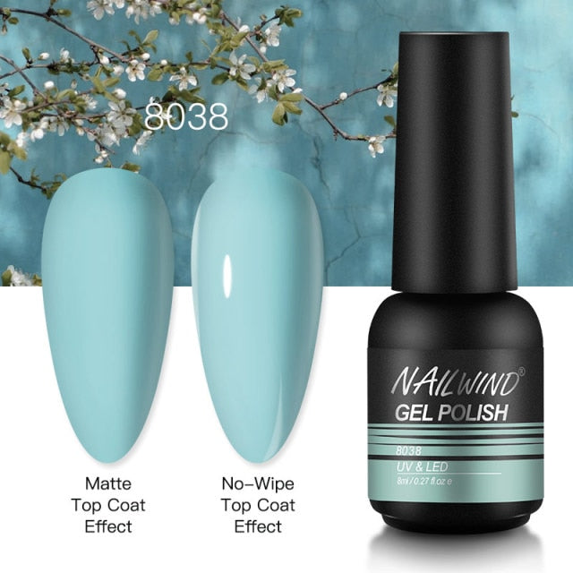 Gel Nail Polish And Varnish Nail Art Manicure Set (Note: Uv Led Lamp For Finishing Is Not Included) By Nailwind