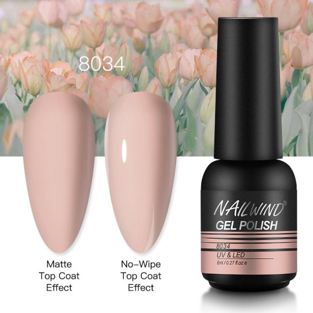 Gel Nail Polish And Varnish Nail Art Manicure Set (Note: Uv Led Lamp For Finishing Is Not Included) By Nailwind