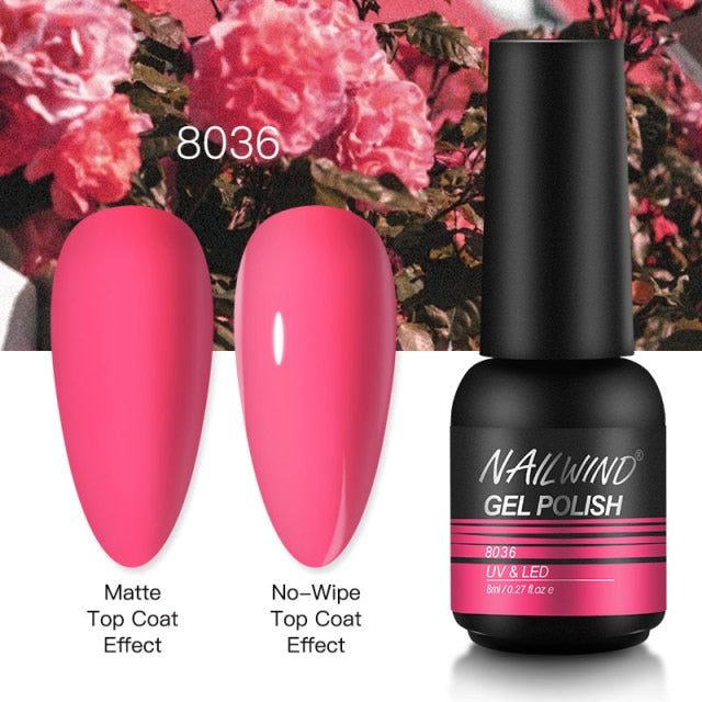 Gel Nail Polish And Varnish Nail Art Manicure Set (Note: Uv Led Lamp For Finishing Is Not Included) By Nailwind