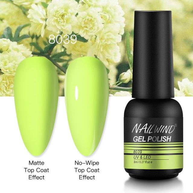 Gel Nail Polish And Varnish Nail Art Manicure Set (Note: Uv Led Lamp For Finishing Is Not Included) By Nailwind