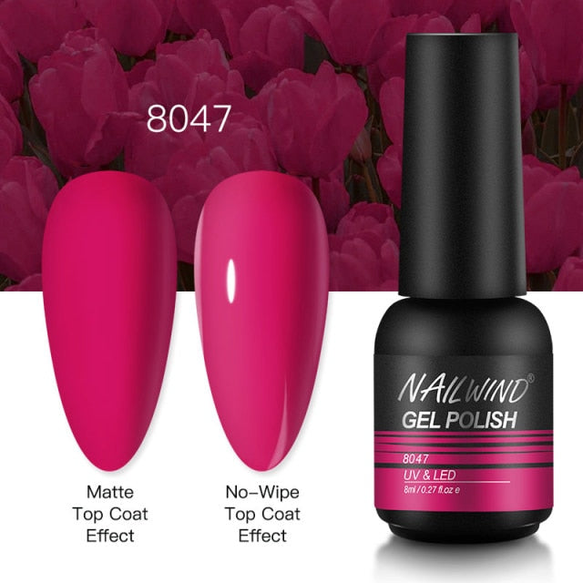 Gel Nail Polish And Varnish Nail Art Manicure Set (Note: Uv Led Lamp For Finishing Is Not Included) By Nailwind