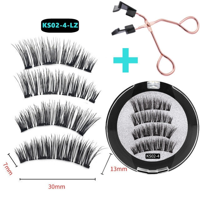 3D 3/4 Mink Magnetic Reusable Eyelashes