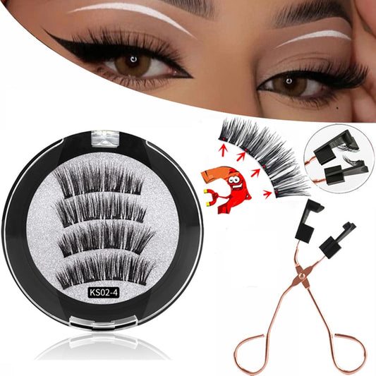 3D 3/4 Mink Magnetic Reusable Eyelashes