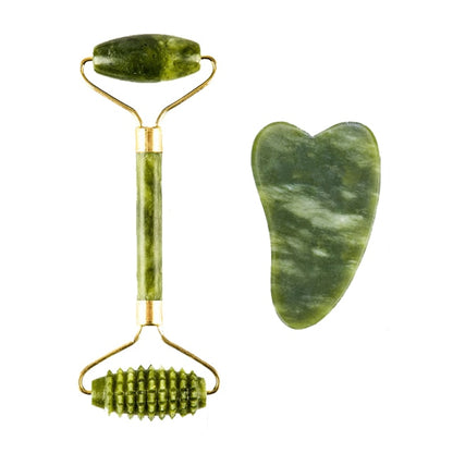 Jade Stone Massage Roller For Facial Lifting