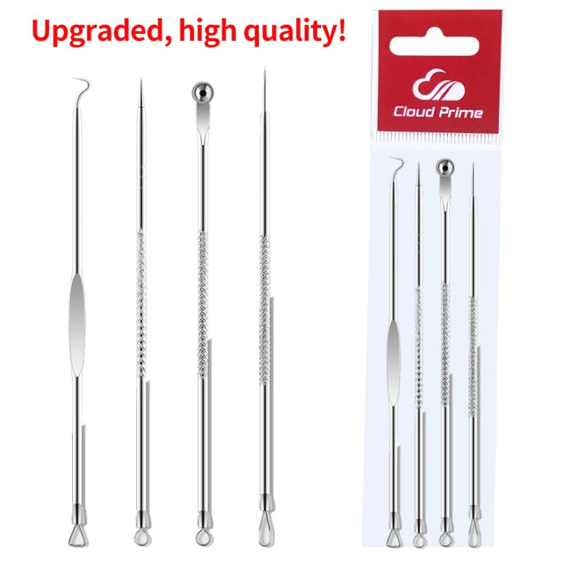 Acne Blackhead Comedone Blackhead And Pimple Blemish Remover - Needle And Hook Set